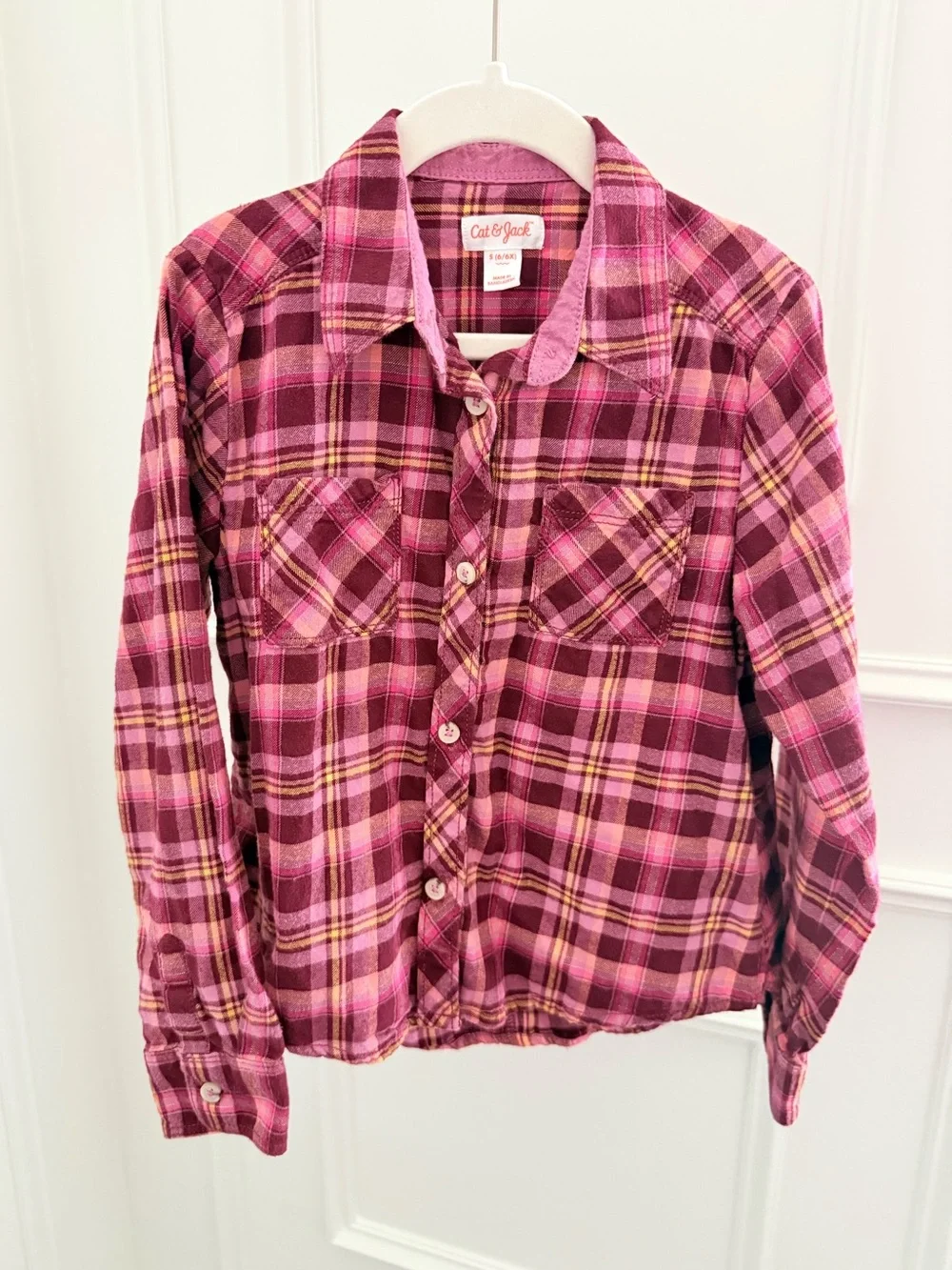 Adorable Girls Fall Flannel